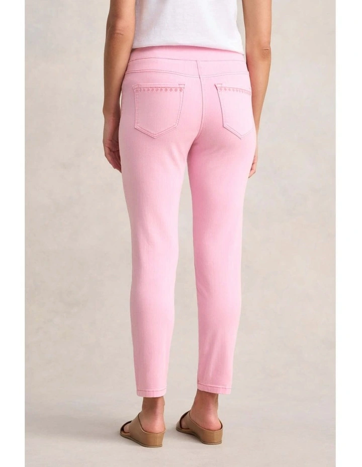 Bengajean(R) Embroidered Pocket - Petal Pink image 2