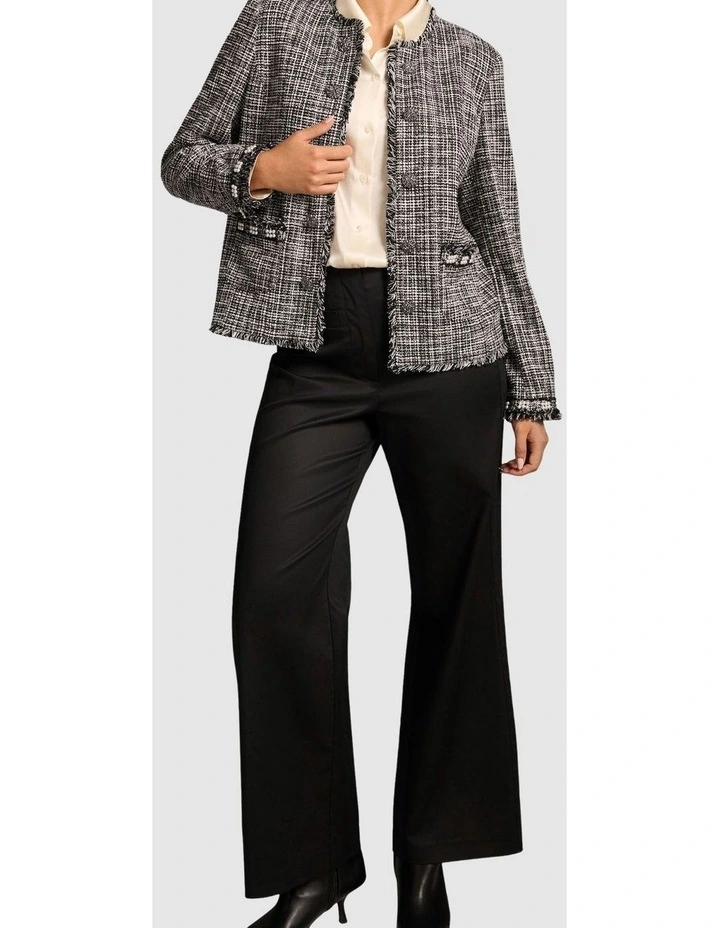Trim Detail Jacket - Classic Texture image 3