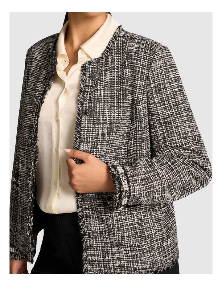 Trim Detail Jacket - Classic Texture image 4