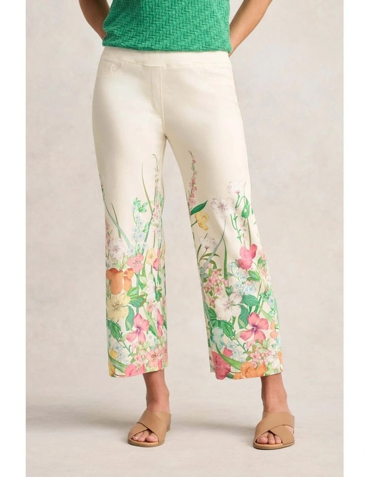 Bengajean(R) 7/8 Relaxed Fit - Botanical Print image 1
