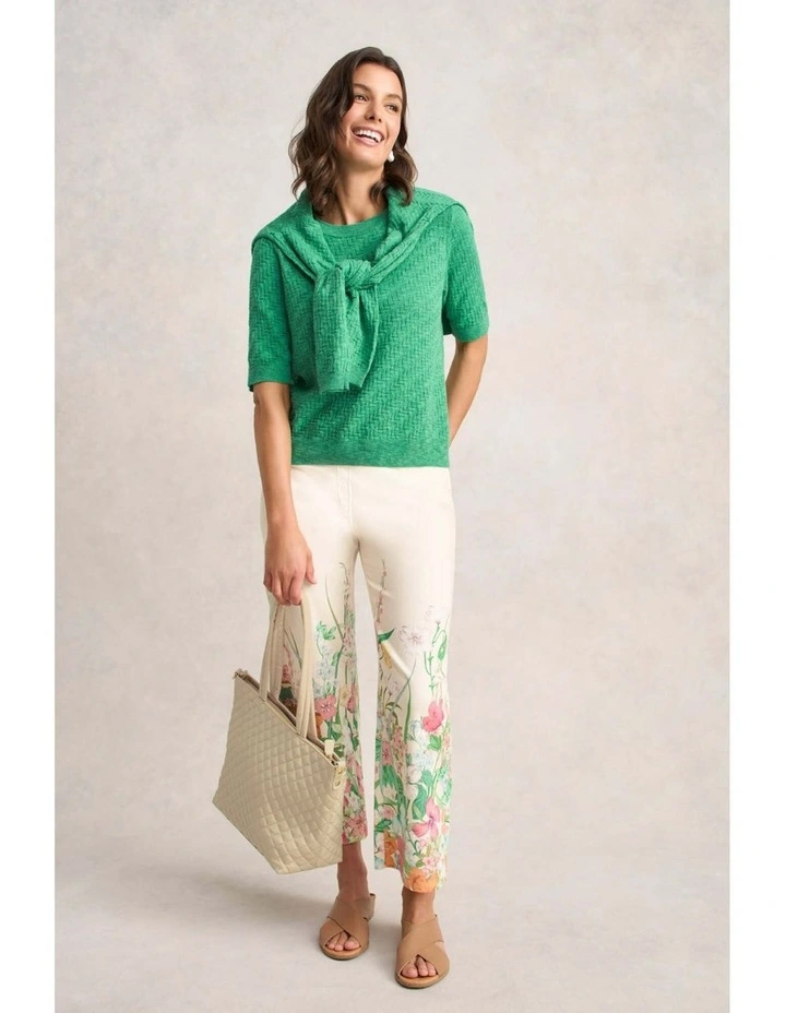 Bengajean(R) 7/8 Relaxed Fit - Botanical Print image 3