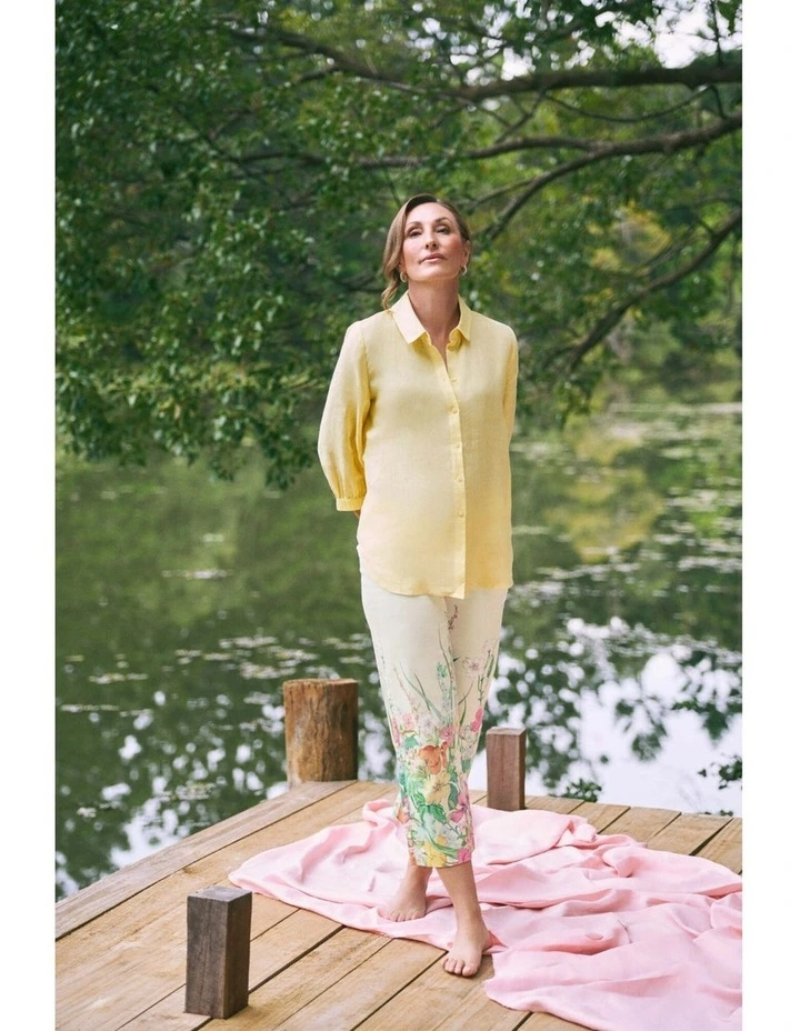 Bengajean(R) 7/8 Relaxed Fit - Botanical Print image 6