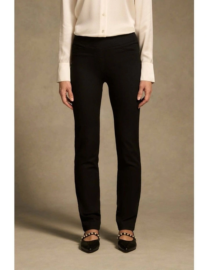 Bengajean(R) Full Length Straight Leg - Black image 1