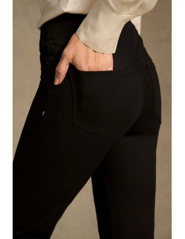 Bengajean(R) Full Length Straight Leg - Black image 3