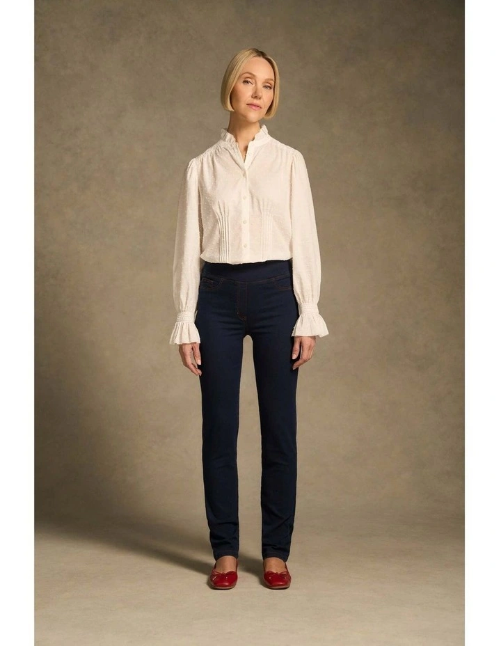Bengajean(R) Good Earth Cotton(R) Straight Leg - Clean Denim Blue image 5