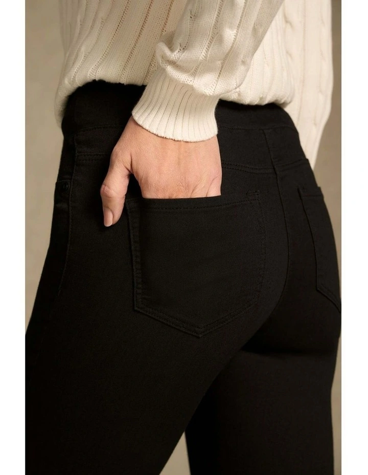 Bengajean(R) Full Length Skinny Leg - Black image 3