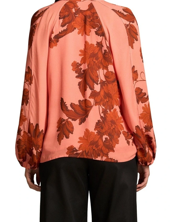 Panelled Raglan Shirt - Sienna Floral Print image 2