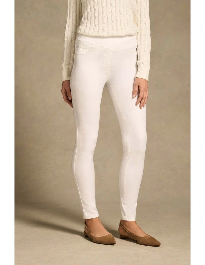 Bengajean(R) Full Length Skinny Leg - White image 2