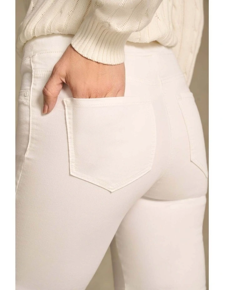 Bengajean(R) Full Length Skinny Leg - White image 4