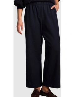 7/8th Boiled Wool Pant - Indigo
