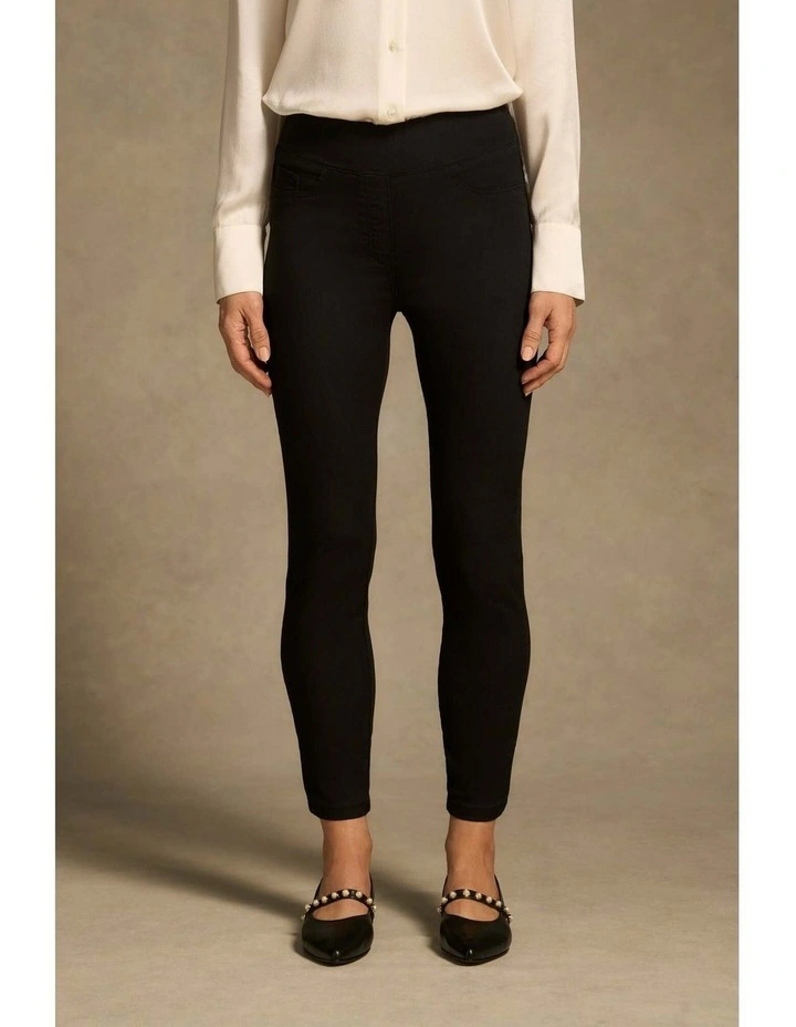 Bengajean(R) 7/8 Skinny Leg - Black image 1