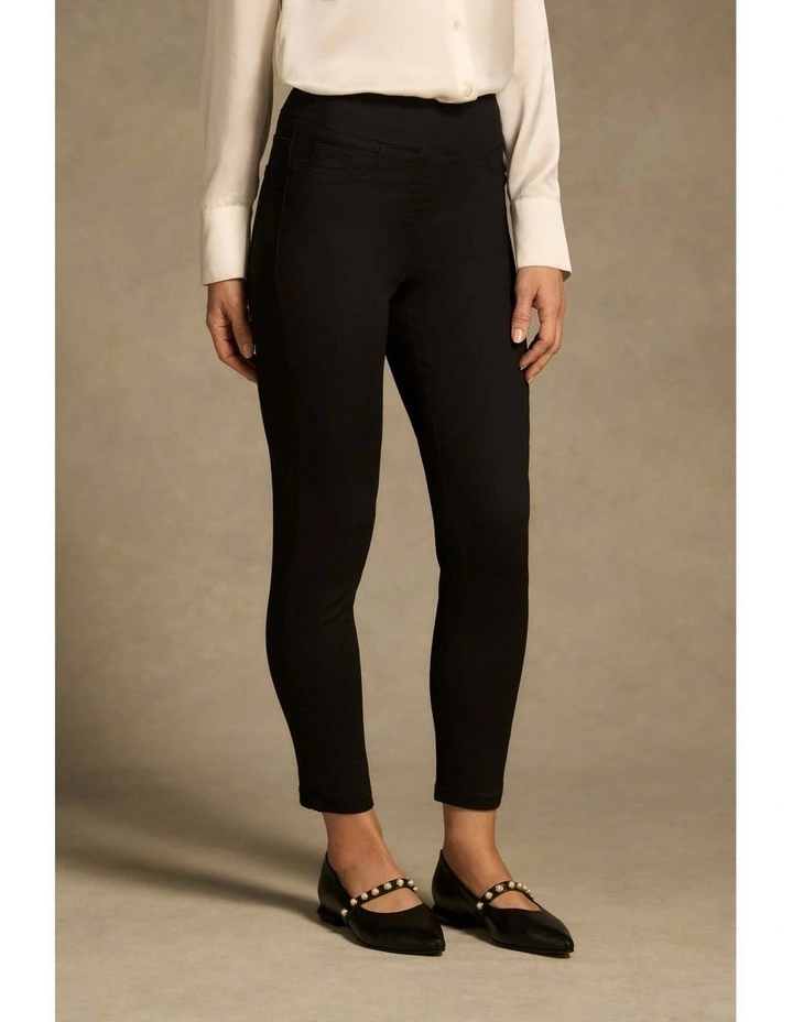 Bengajean(R) 7/8 Skinny Leg - Black image 2