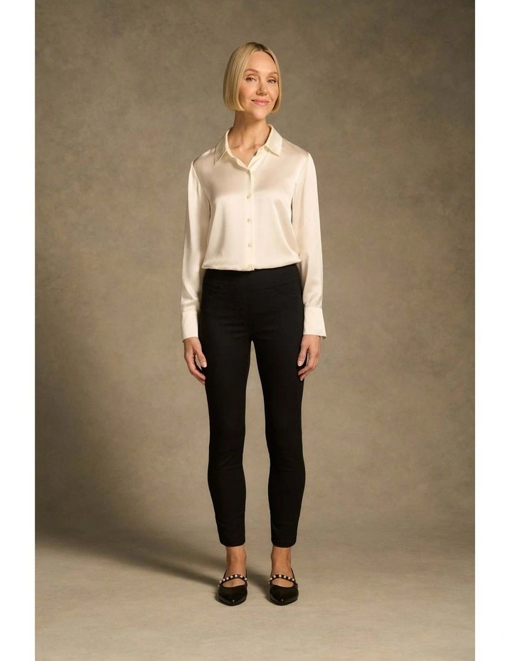 Bengajean(R) 7/8 Skinny Leg - Black image 5