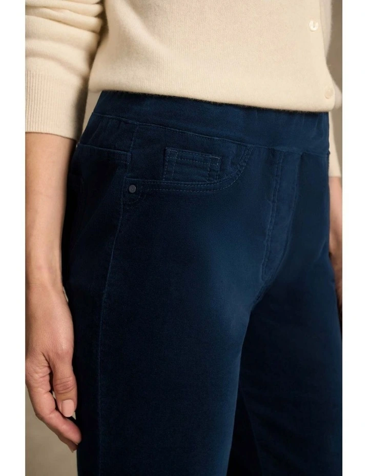 Bengajean(R) Velvet Straight Leg - Midnight Blue image 3