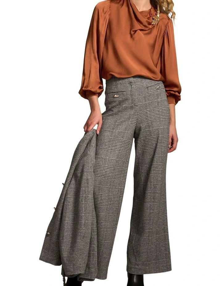 Draped Blouse - Russet image 3