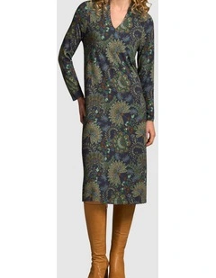Jersey Midi Dress - Winter Chintz Print