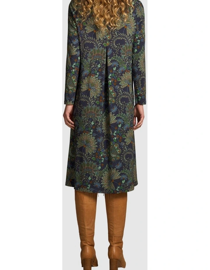 Jersey Midi Dress - Winter Chintz Print image 2