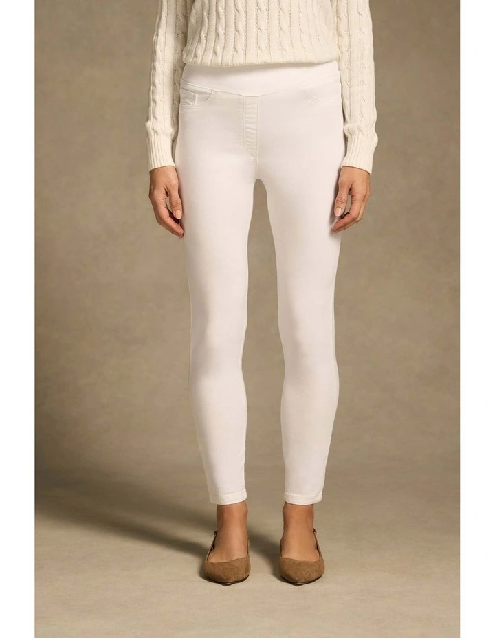 Bengajean(R) 7/8 Skinny Leg - White image 1
