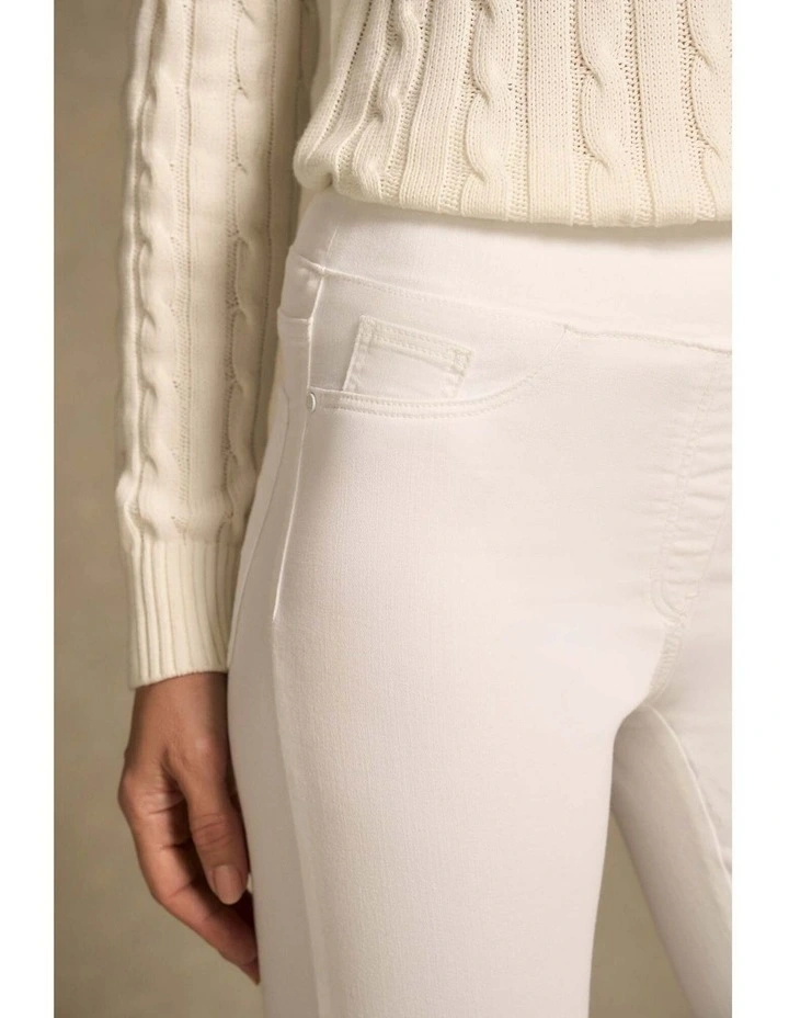 Bengajean(R) 7/8 Skinny Leg - White image 3