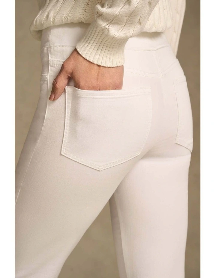 Bengajean(R) 7/8 Skinny Leg - White image 4