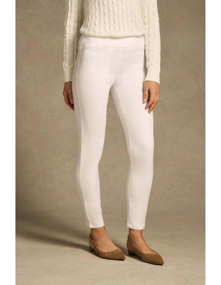 Bengajean(R) 7/8 Skinny Leg - White image 6