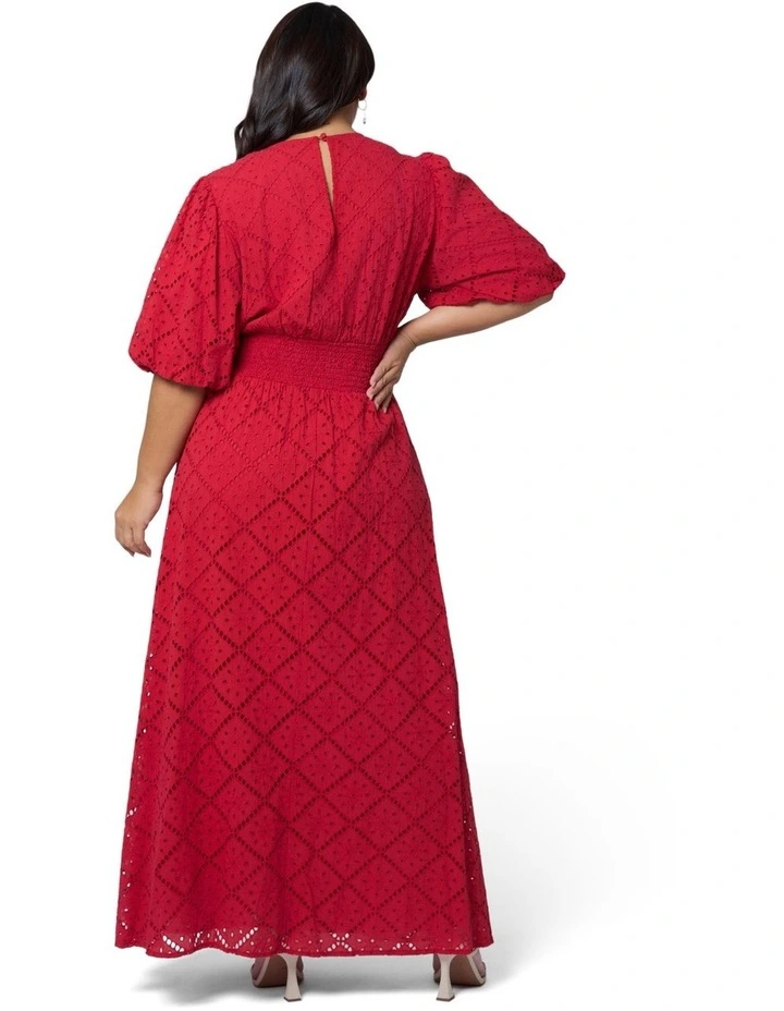 Sophia Broderie Maxi Dress image 2