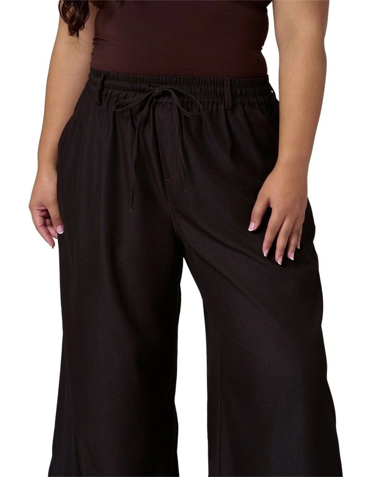 Ava Luxe Chambray Wide Leg Pant image 6