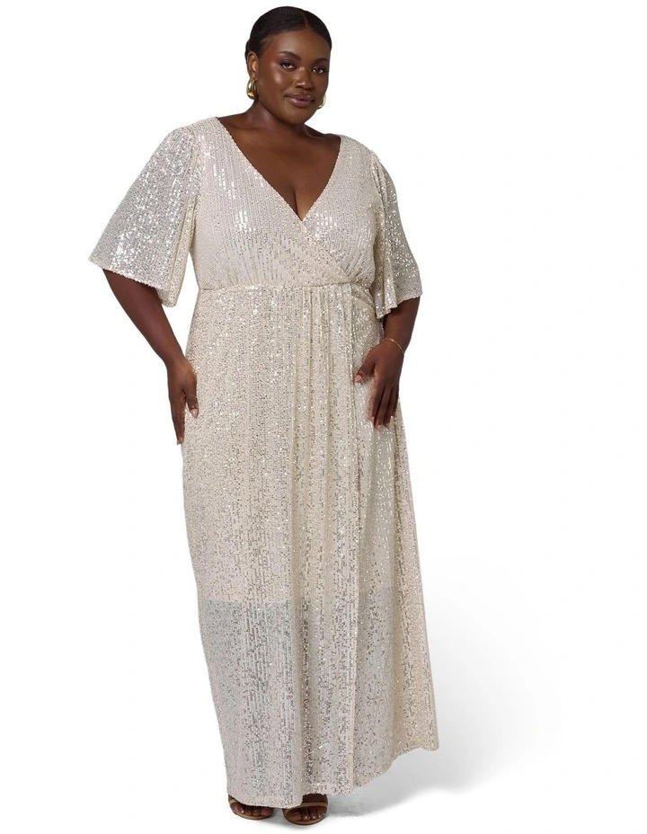 Lure Sequin Maxi Dress image 5