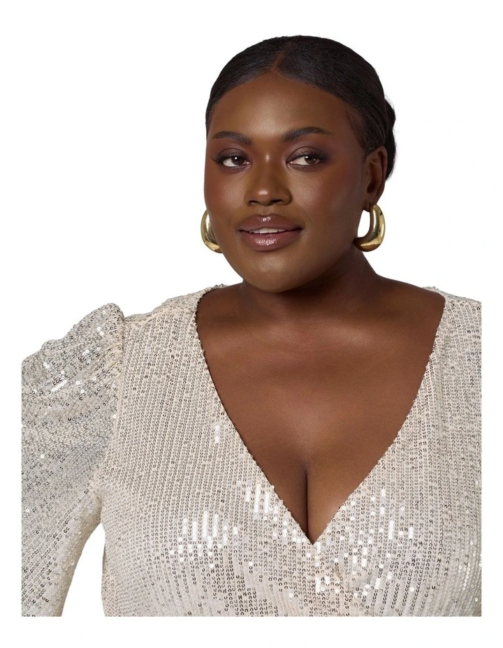 Lure Sequin Maxi Dress image 6
