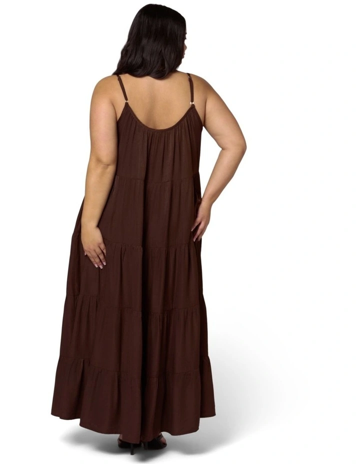 Rough Edit Satin Maxi Dress image 2