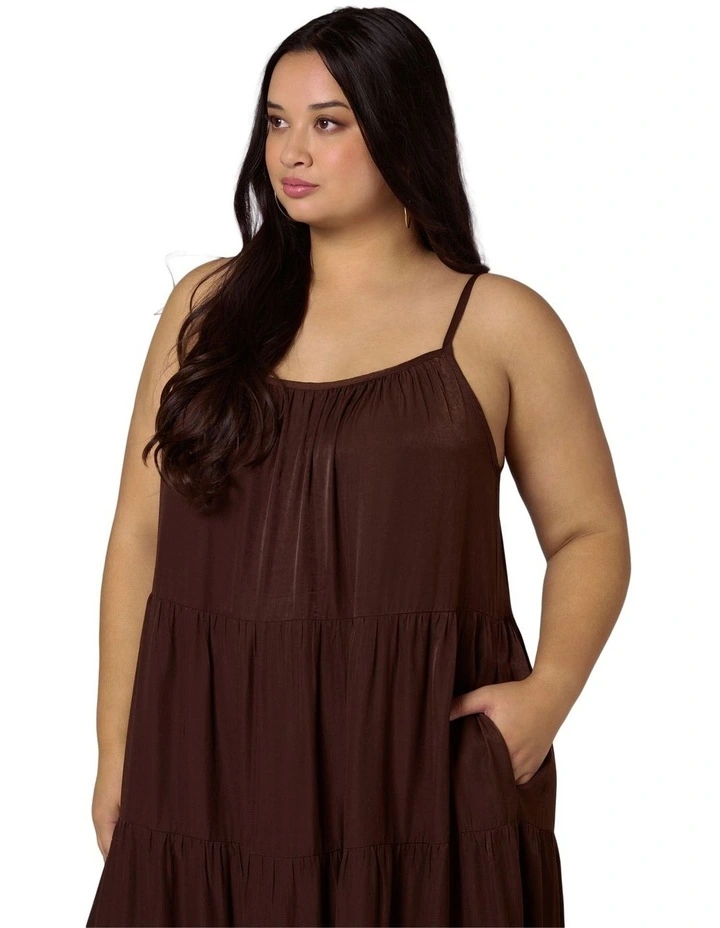 Rough Edit Satin Maxi Dress image 6