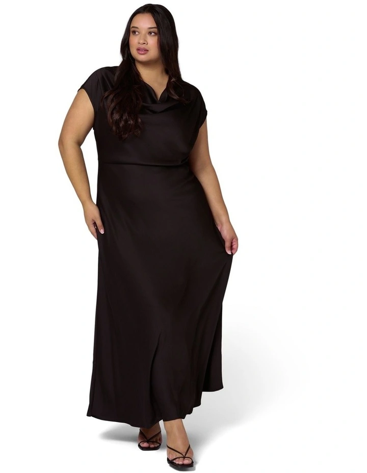 Void Satin Maxi Dress image 4