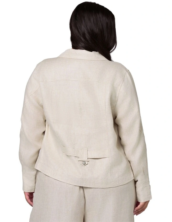 Lani Linen Utility Jacket image 2