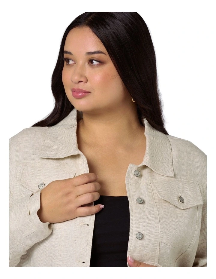 Lani Linen Utility Jacket image 6
