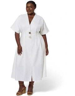 Blair Linen Midi Dress