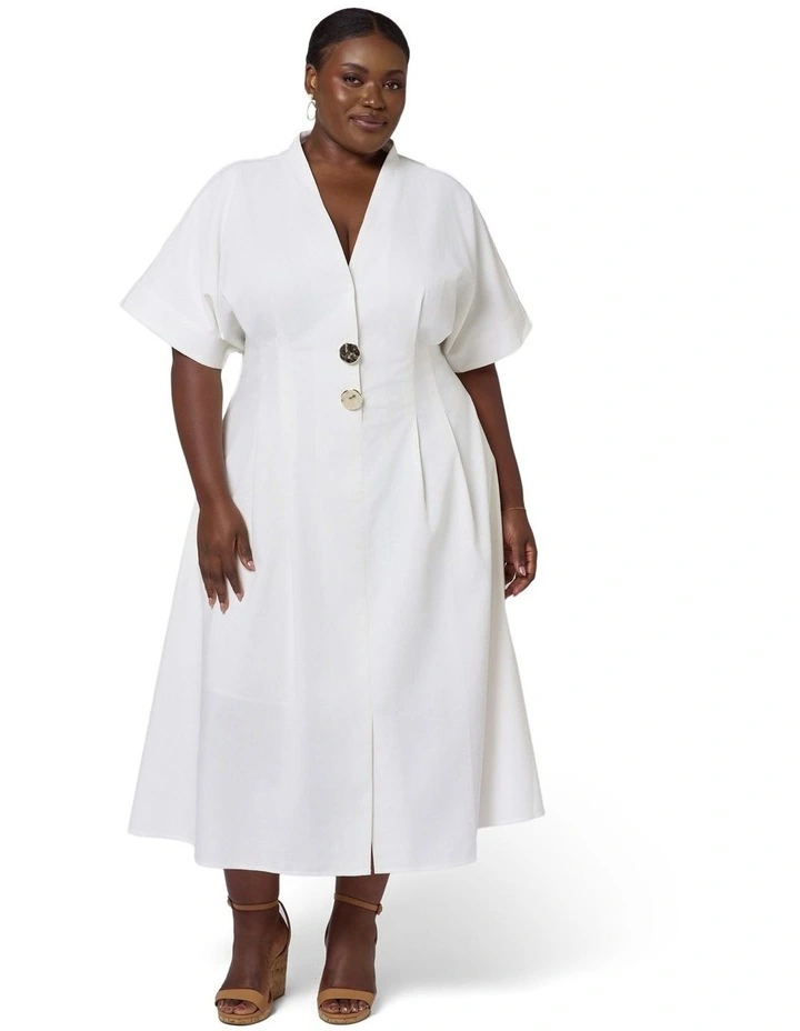 Blair Linen Midi Dress image 4