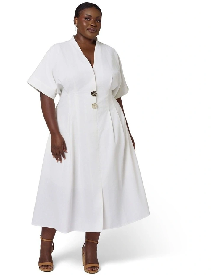 Blair Linen Midi Dress image 5