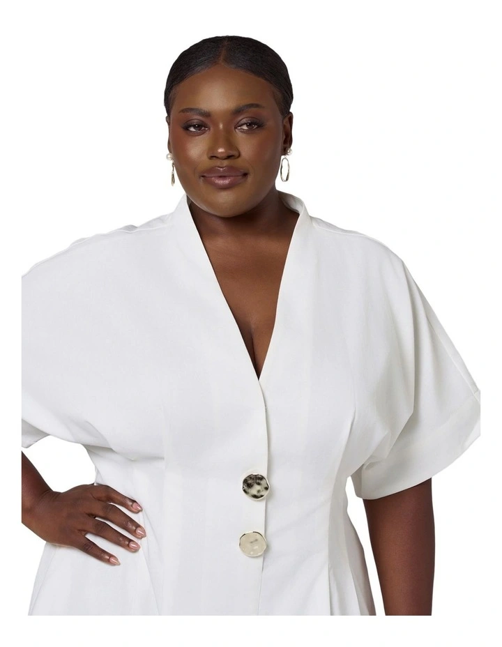 Blair Linen Midi Dress image 6