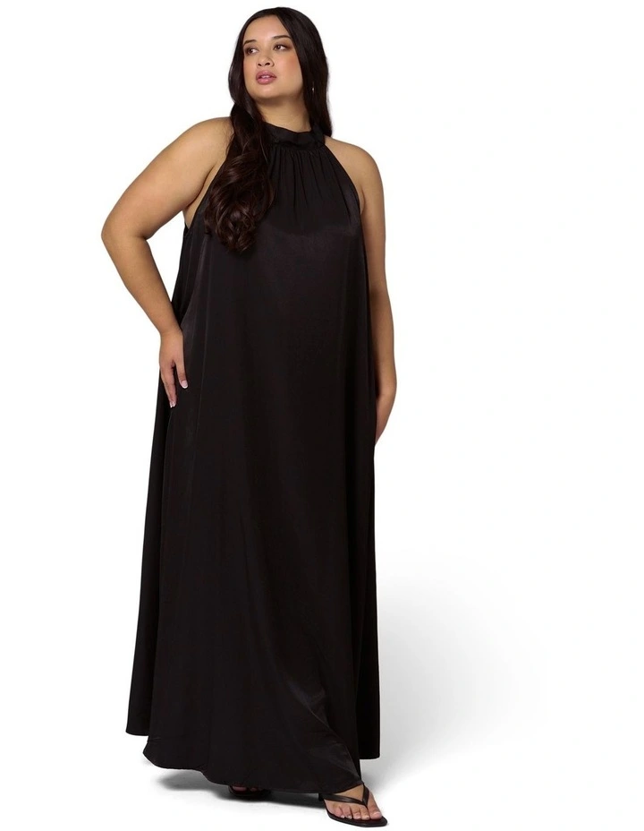 Obsidian Halterneck Maxi Dress image 4