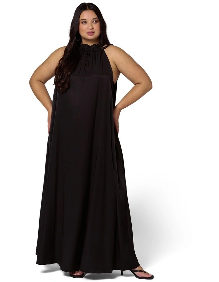 Obsidian Halterneck Maxi Dress image 5