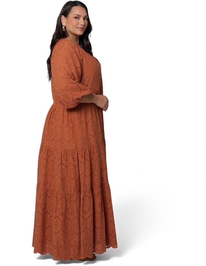 Giselle Broderie Maxi Dress image 3