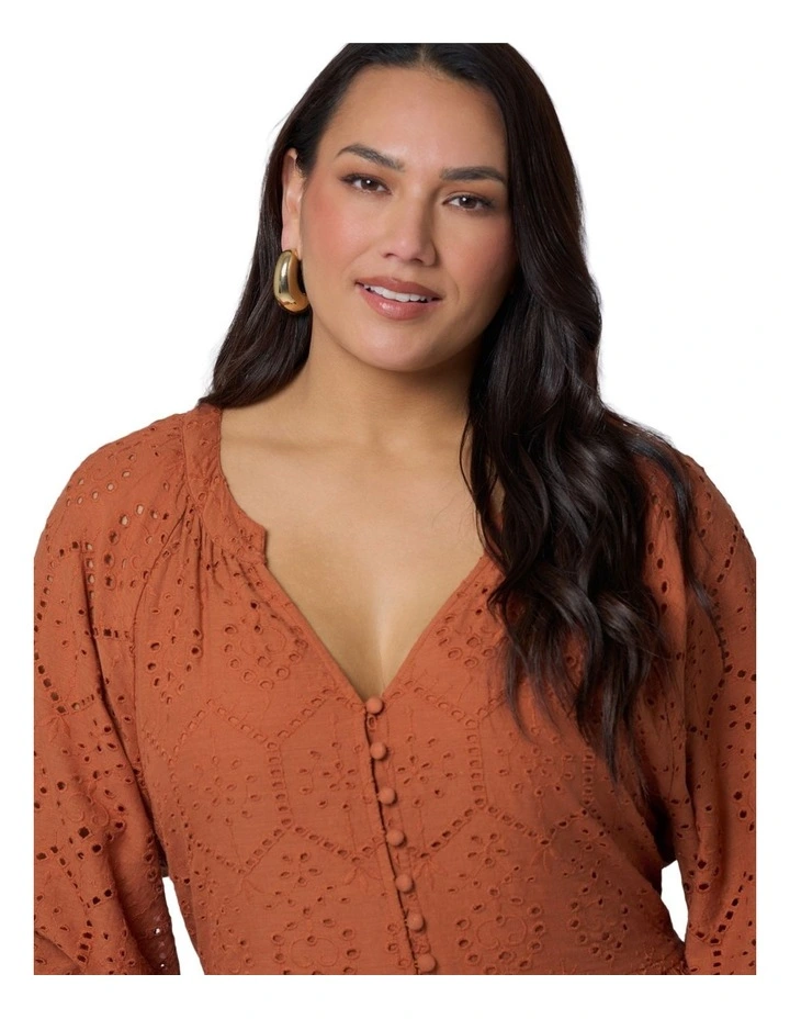 Giselle Broderie Maxi Dress image 6