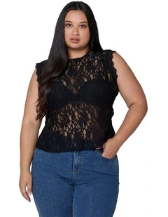 Dark Season Lace Top