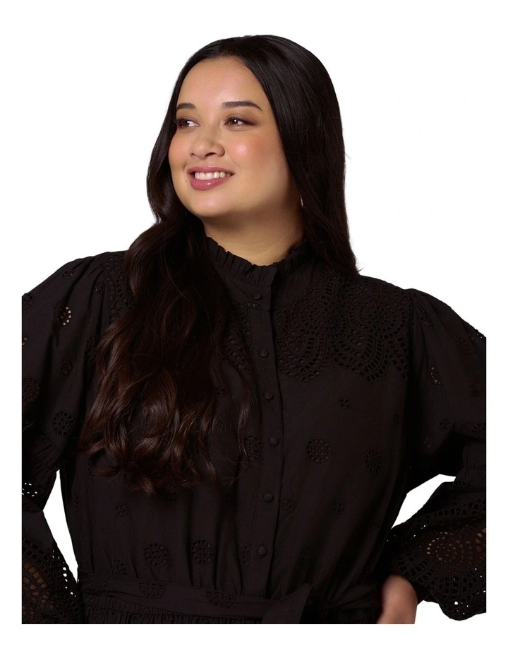 Azura Broderie Maxi Dress image 6
