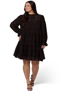 Millie Broderie Mini Dress