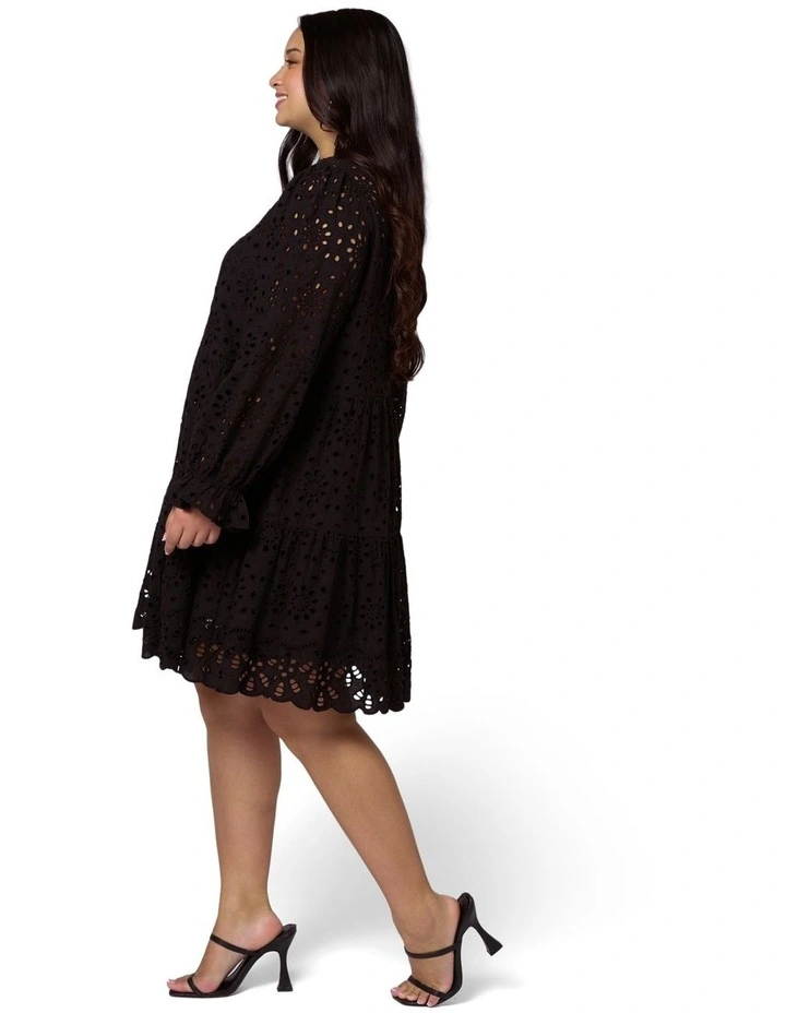 Millie Broderie Mini Dress image 3