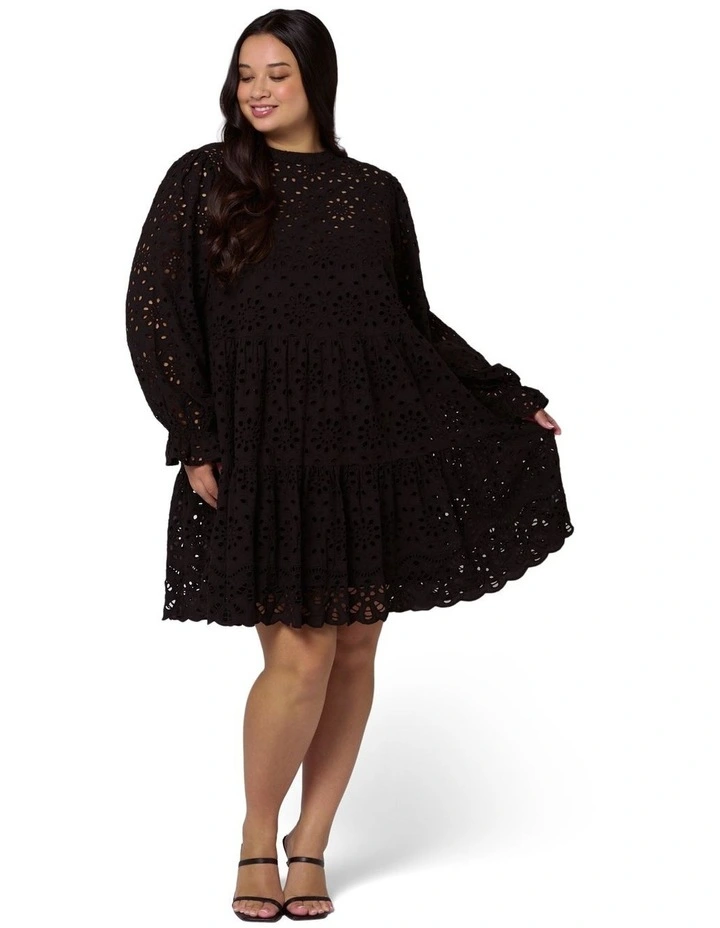 Millie Broderie Mini Dress image 4