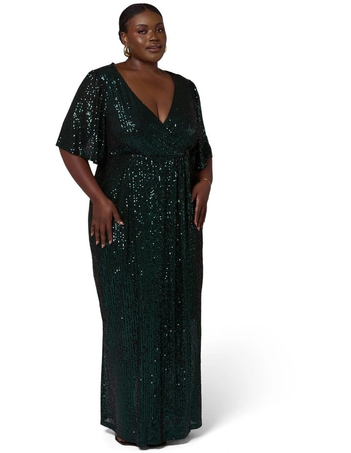 Lure Sequin Maxi Dress image 5