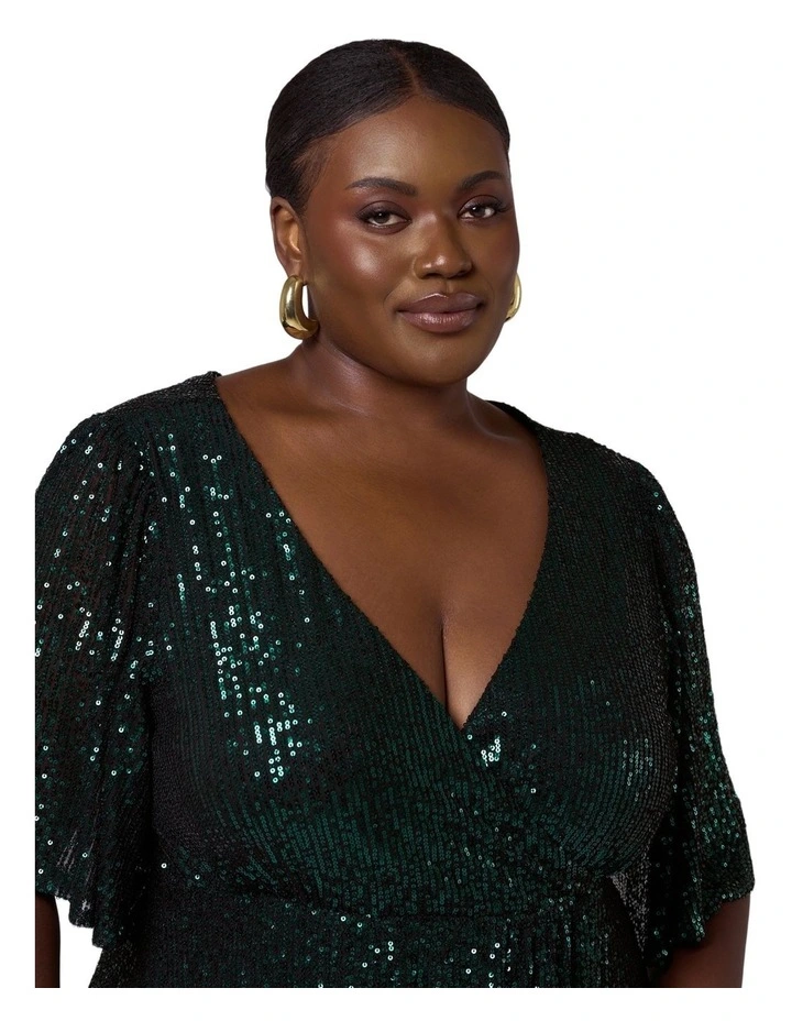 Lure Sequin Maxi Dress image 6