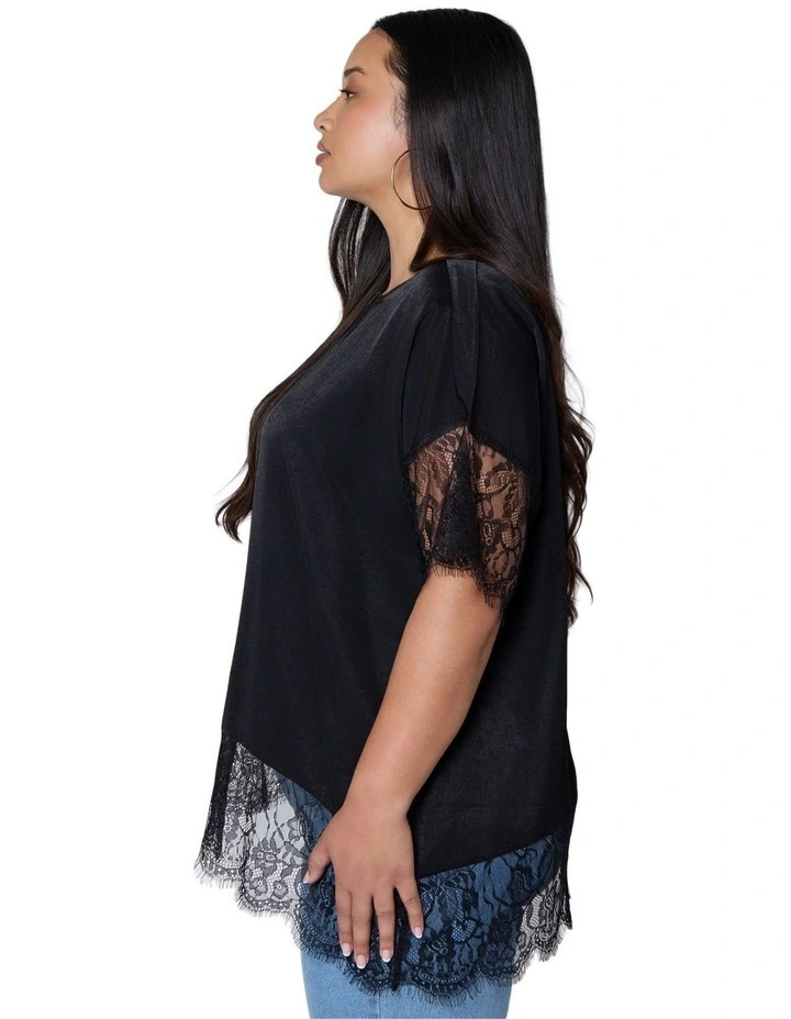 Undone Satin Tee image 3
